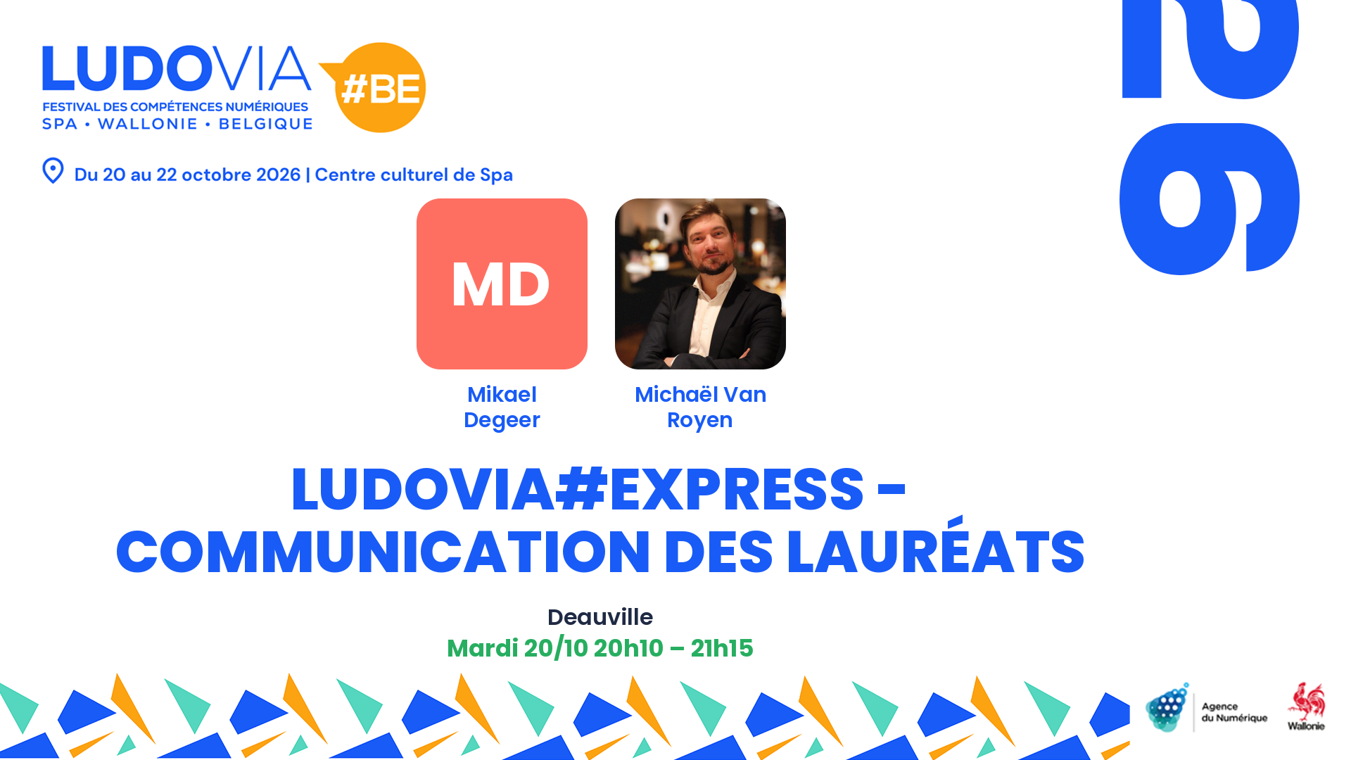 Carte de présentation : LUDOVIA#Express - Communication des lauréats