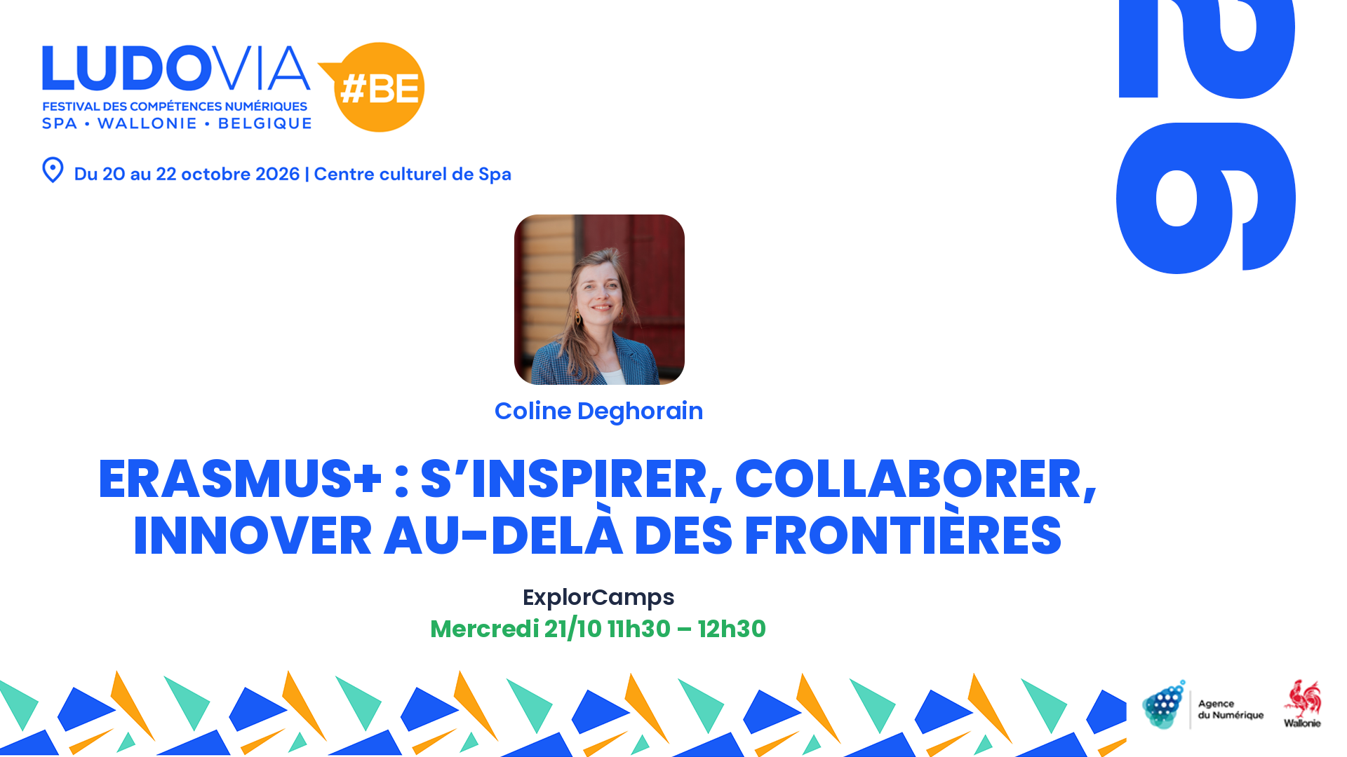 Carte de présentation : Erasmus+ : s'inspirer, collaborer, innover au-delà des frontières