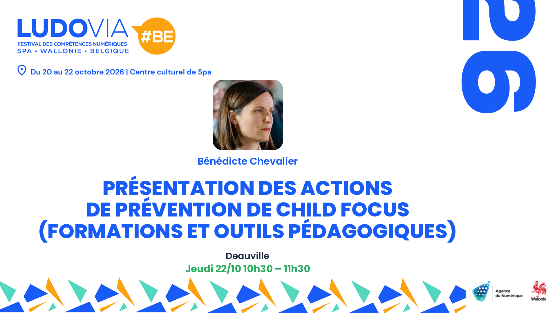 Carte de présentation : Présentation des actions de prévention de Child Focus (formations et outils pédagogiques)
