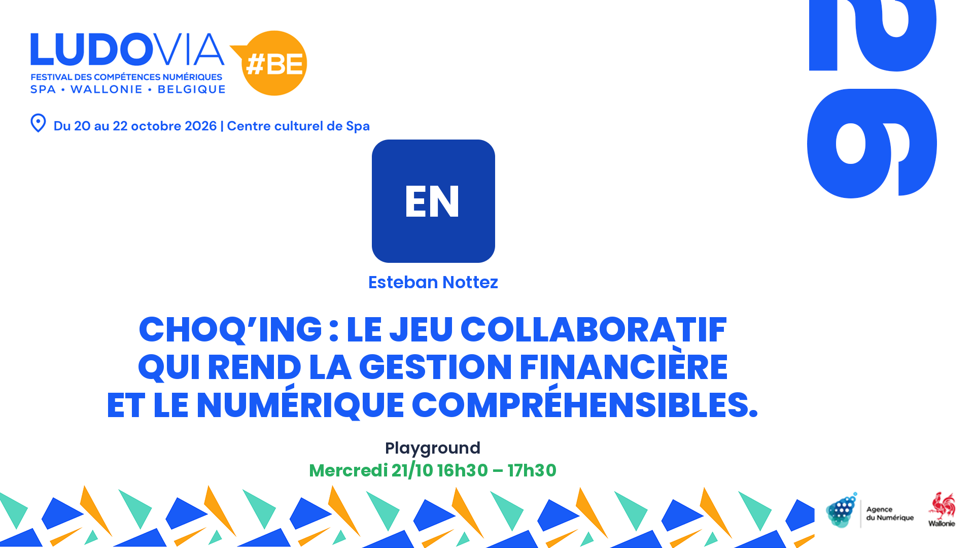 Carte de présentation : CHOQ'ING : Le jeu collaboratif qui rend la gestion financière et le numérique compréhensibles.