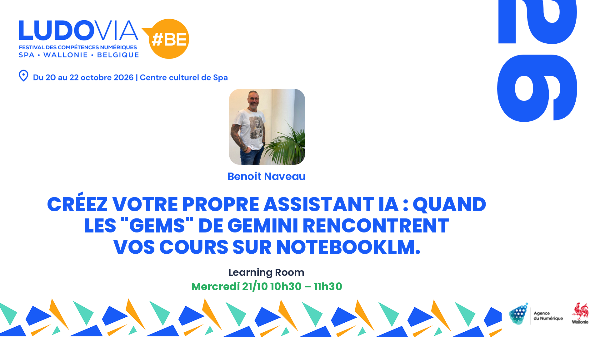 Carte de présentation : Créez votre propre assistant IA : Quand les "Gems" de Gemini rencontrent vos cours sur NotebookLM.
