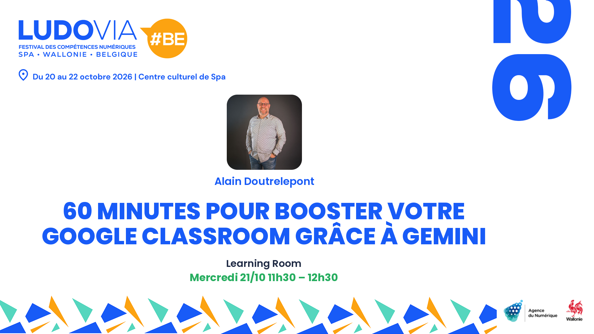 Carte de présentation : 60 minutes pour booster votre Google Classroom grâce à Gemini