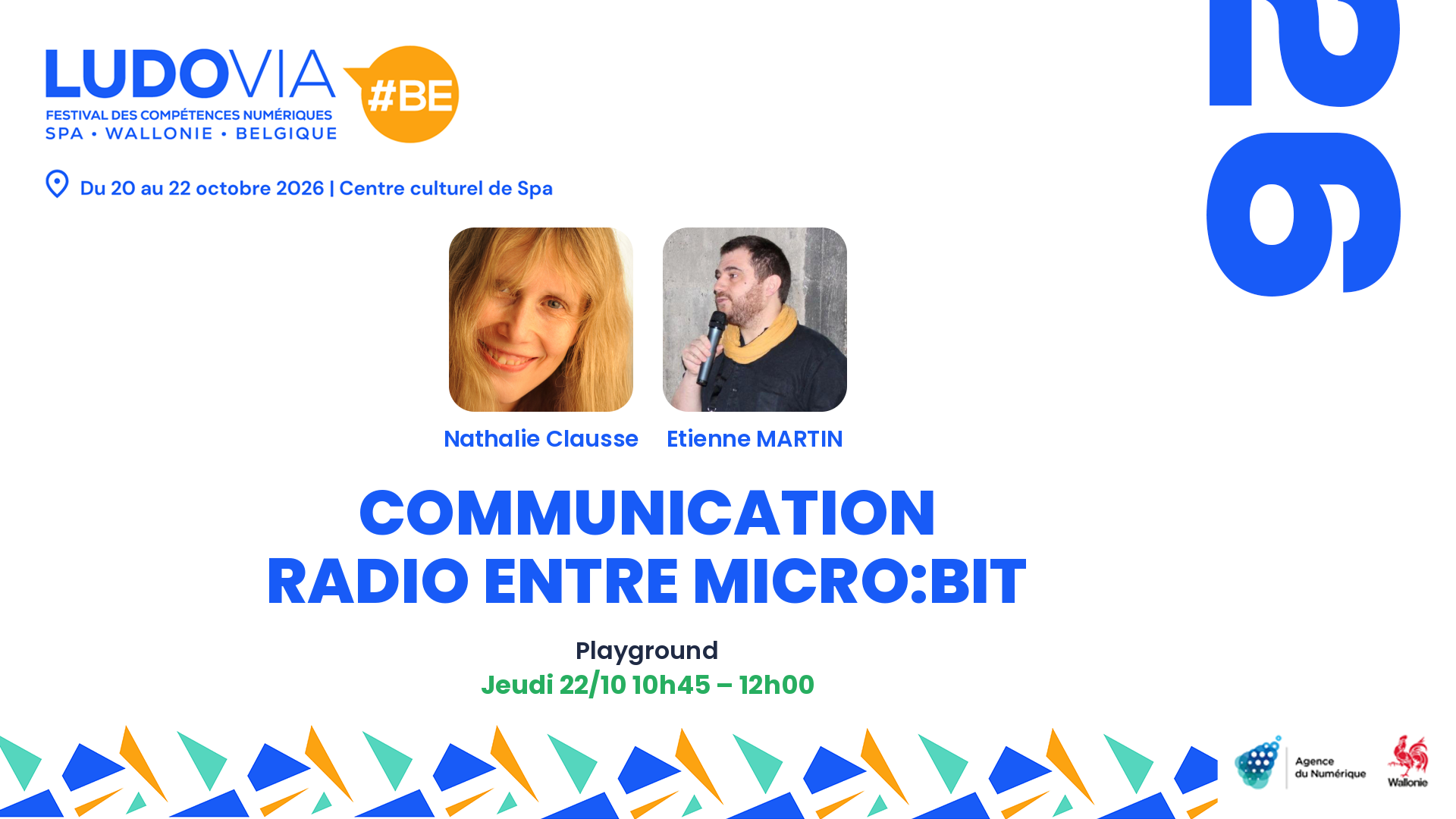 Carte de présentation : Communication radio entre micro:bit