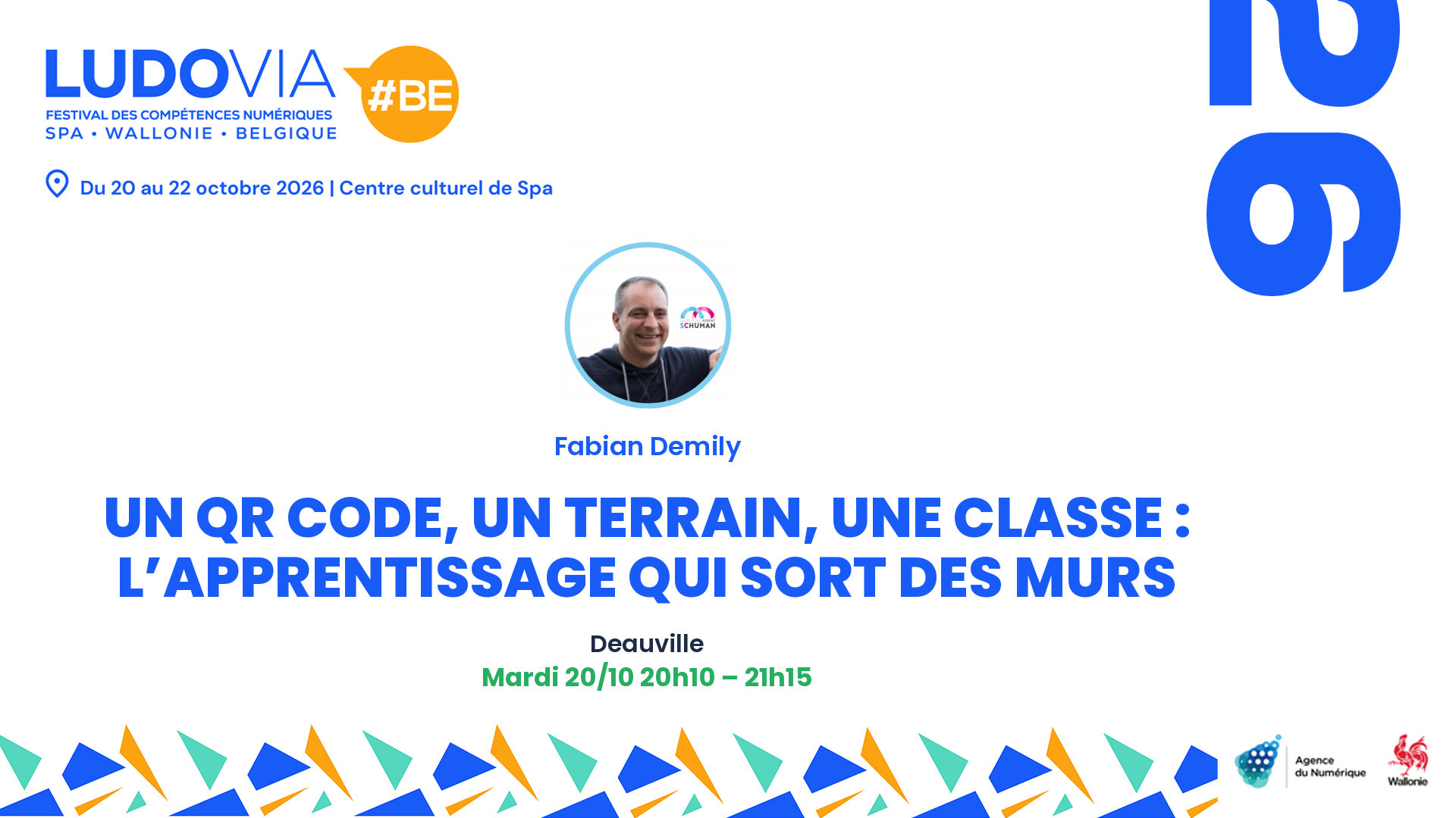 Carte de présentation : Un QR code, un terrain, une classe : l'apprentissage qui sort des murs