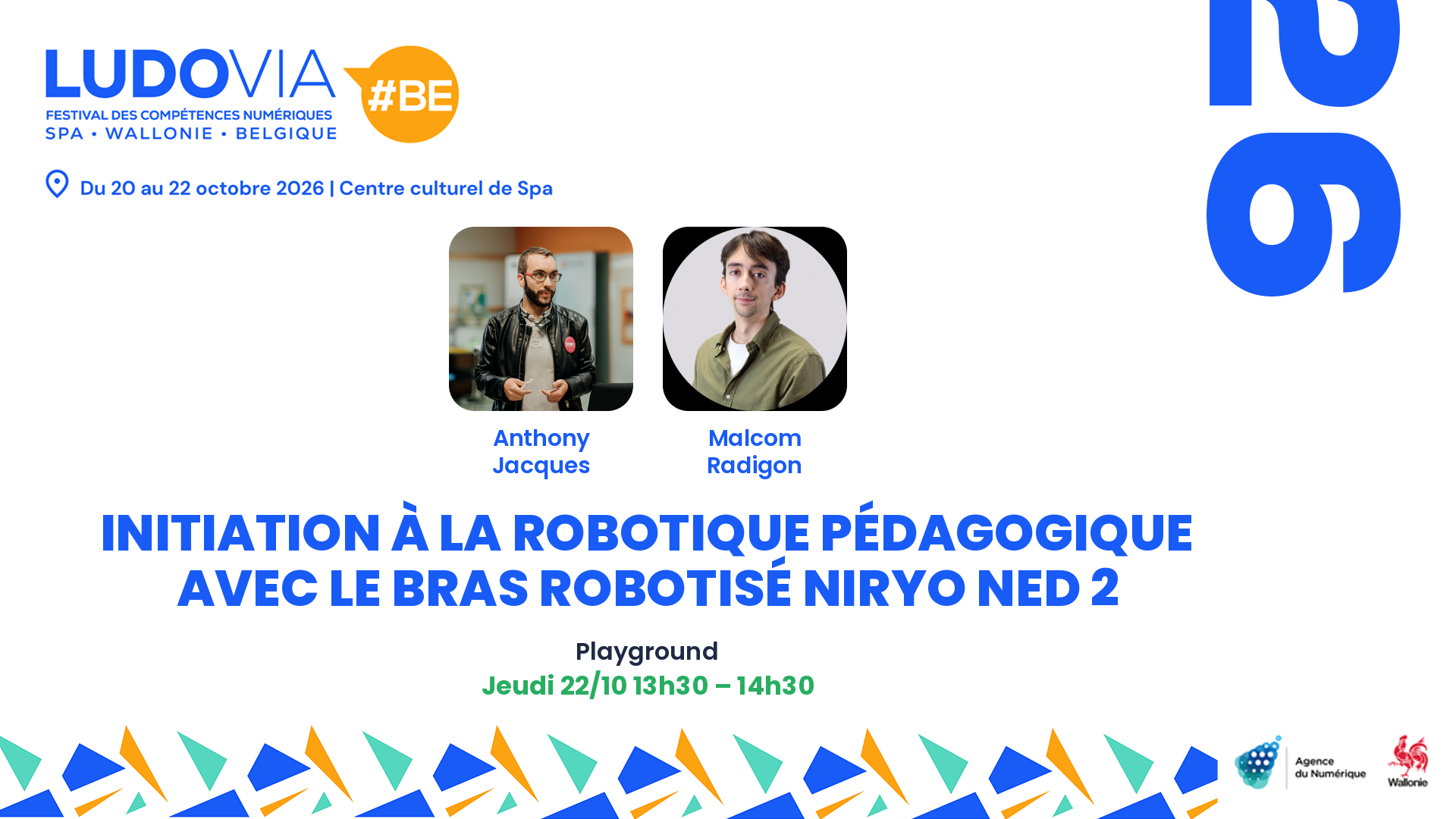 Carte de présentation : Initiation à la robotique pédagogique avec le bras robotisé Niryo Ned 2