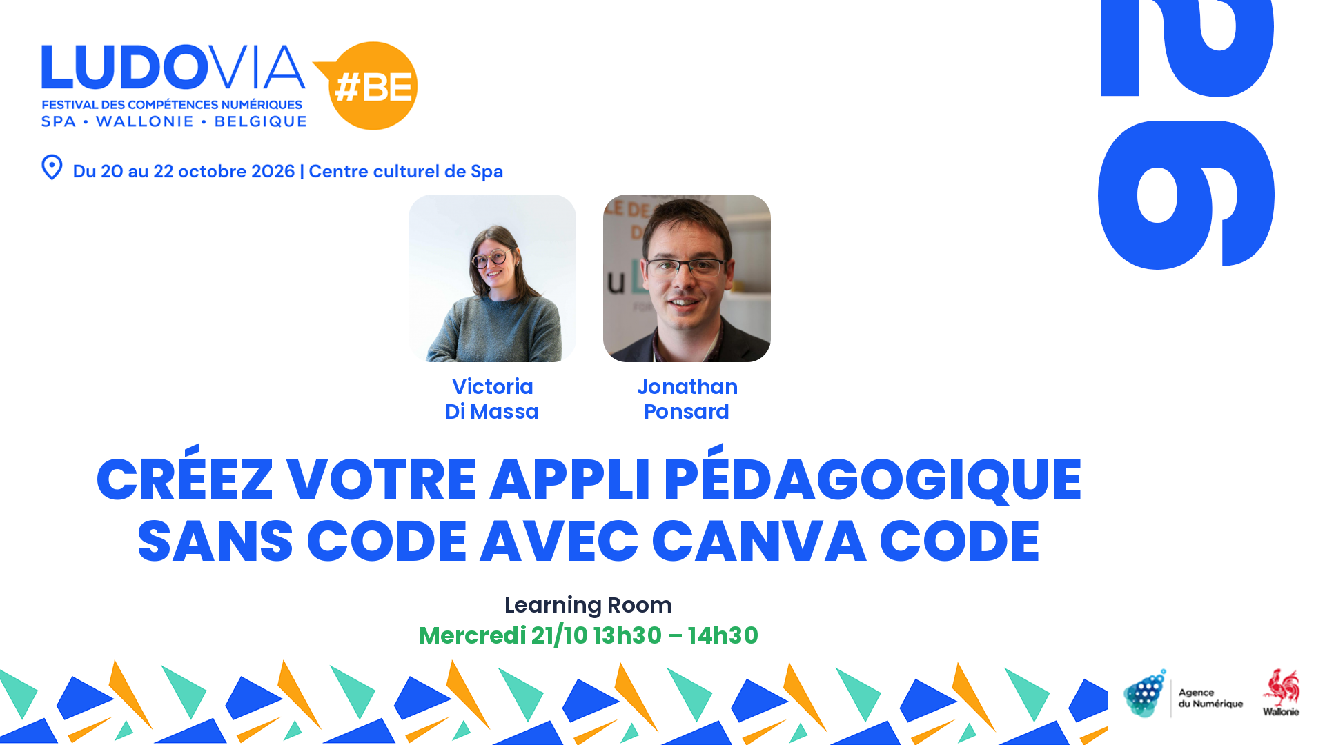 Carte de présentation : Créez votre appli pédagogique sans code avec Canva Code